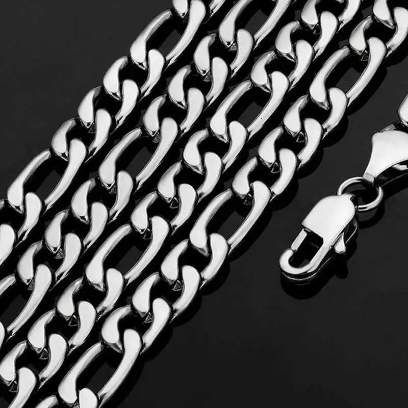 925 Sterling Silver 40-75cm Figaro Chain Necklace Men Women Fashion Simple Chain Wedding Christmas Gift Jewelry AccoriesXJ251122
