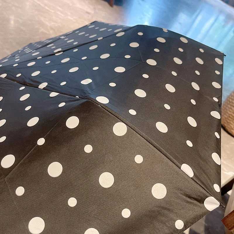 Portable Umbrella Automatic Folding Hook Handle Sunshade Luxury Rhinestone UV Protection Rainproof Travel Umbrella Rain GearM251122