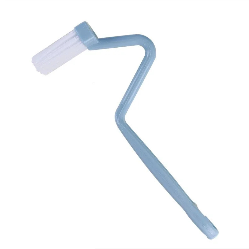 Toilet cleaning brush Sshaped portable WC washer curved side handle angle 250422