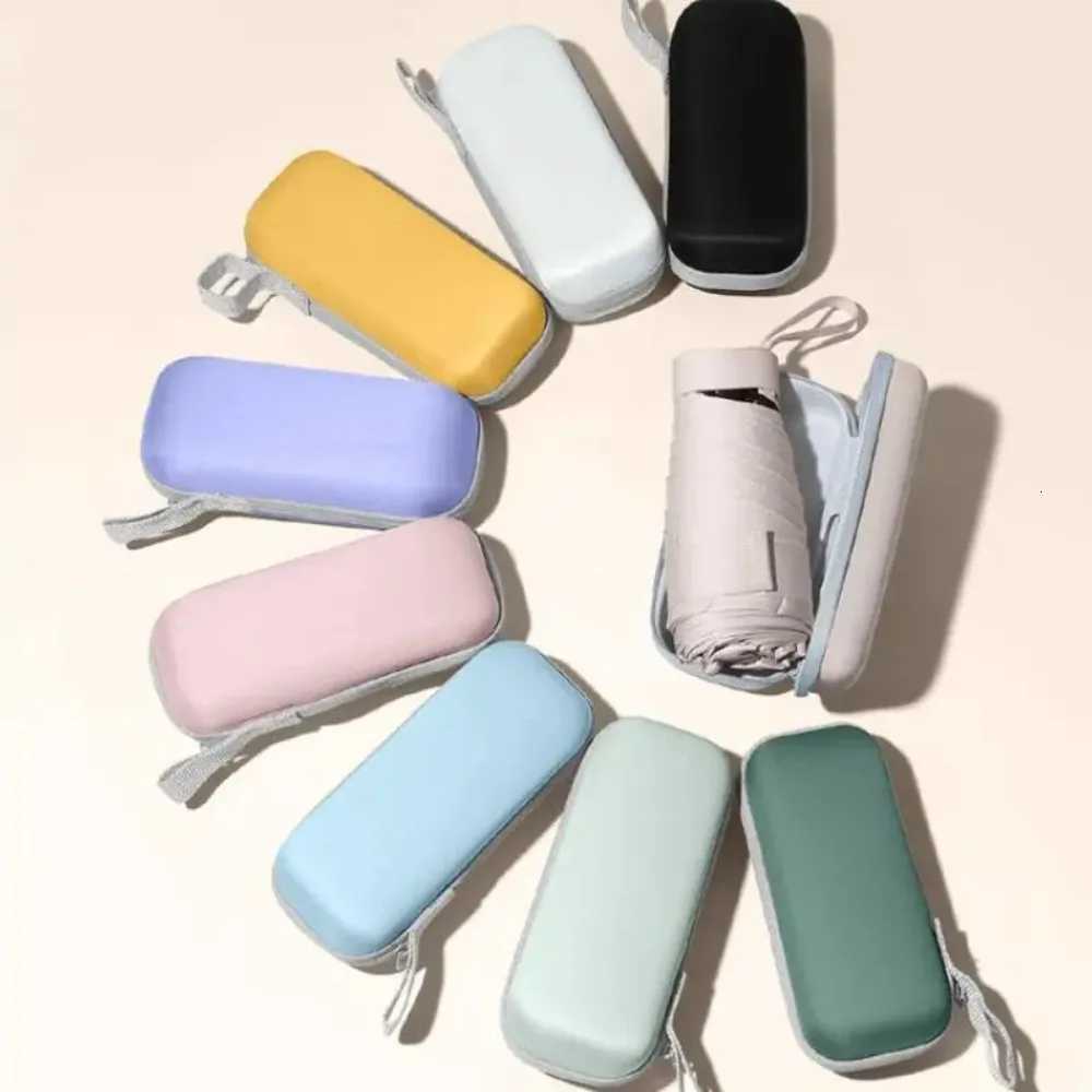 Outdoor Umbrella Portable Six Fold Umbrella Anti UV Pocket Umbrella Womens Dual Use Umbrella Compact Umbrella Outdoor FurnitureM251122