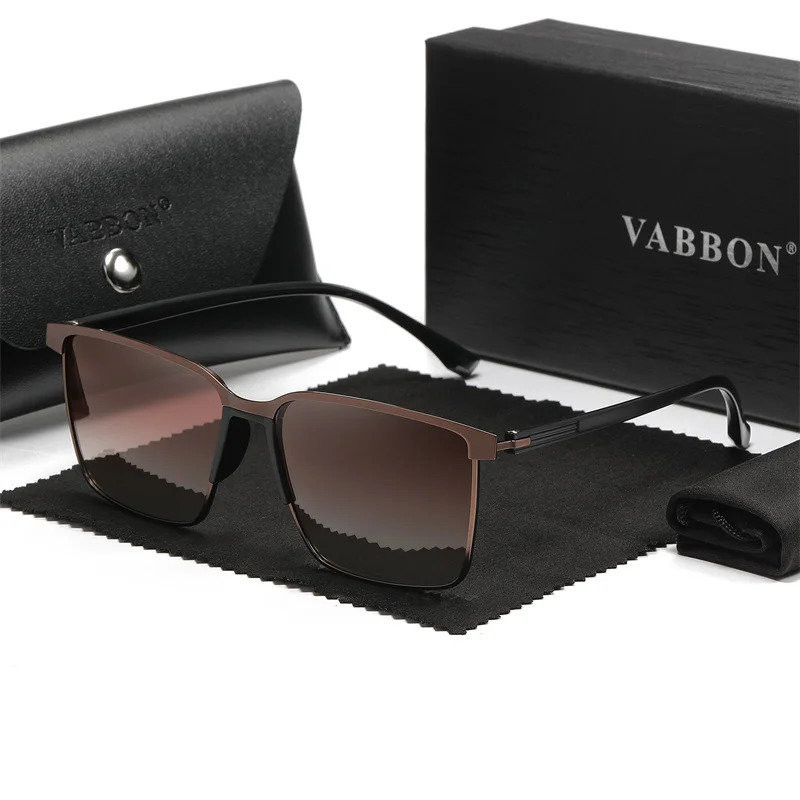 VABBON Fashion Trend Polarized Sunglasses Square Outdoor Driving Glasses 9373 251114