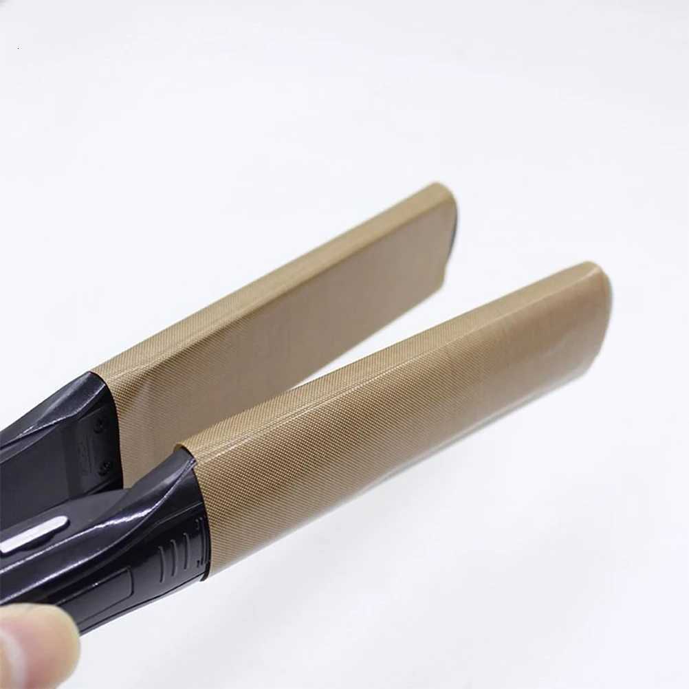 10pcs Insulated Hair Straightener Sticker Flat Iron Decal Mini Styling Tools Ceramic Fiberglass Cloth Heat Protection Salon UseT251122