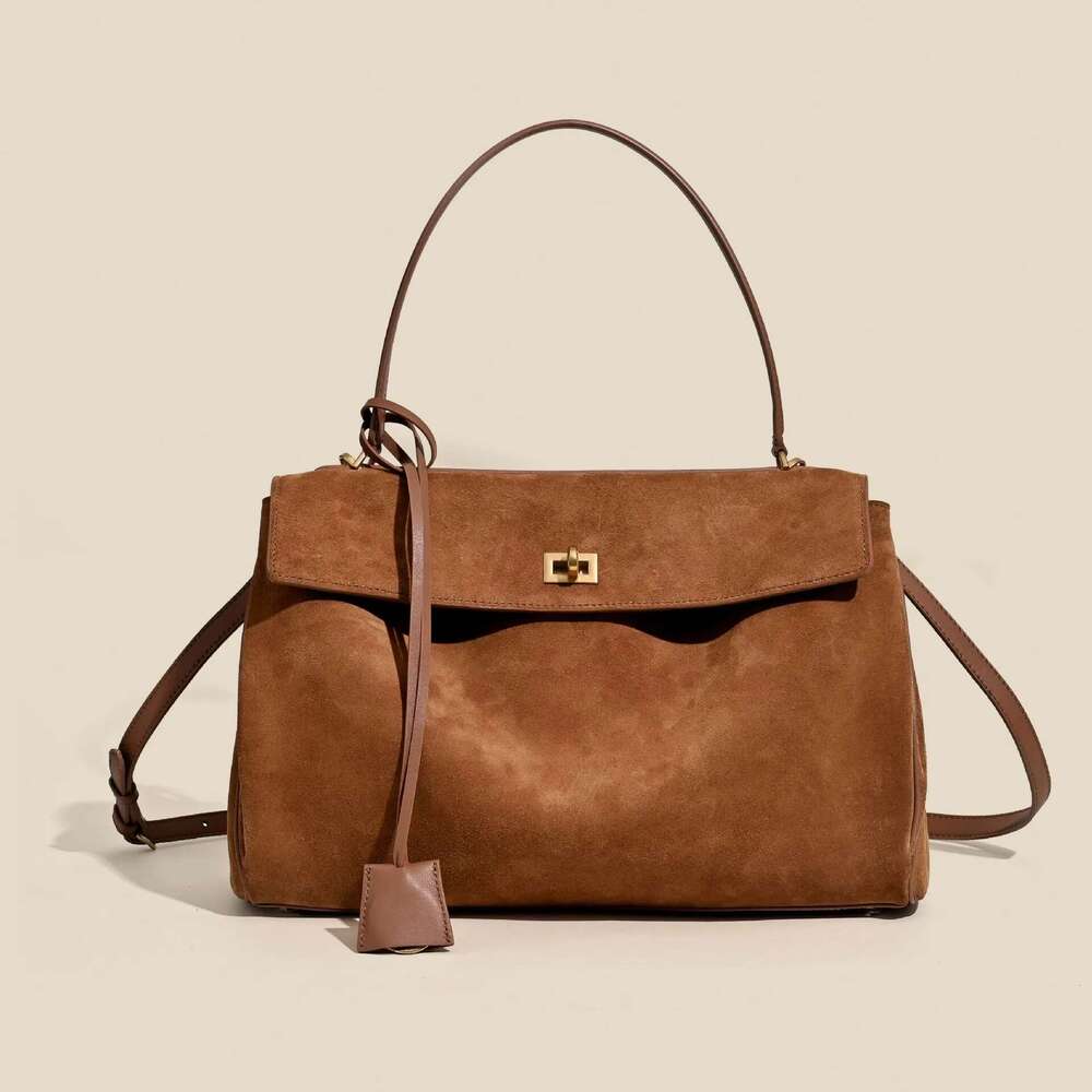 New Handbags For Women Tote High End Large Capacity Bags Shoulder Suede Leather S Bag Female Designer Bag