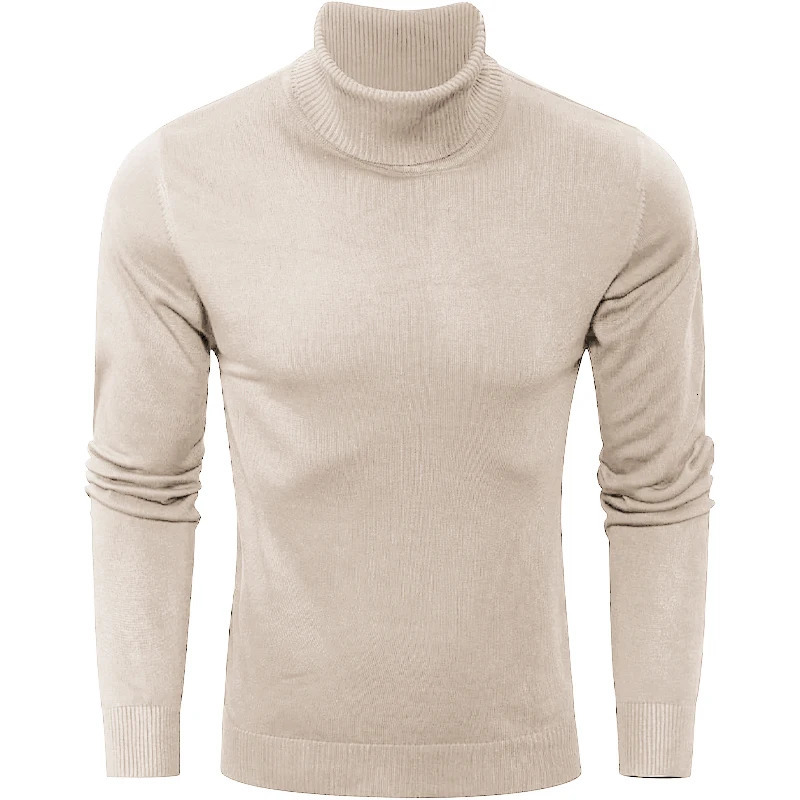 Animal Game Winter Mens Warm Cold Blouse Turtleneck Sweater Woolen Knitwear Pullover Outdoor Casual Knit Men 251107