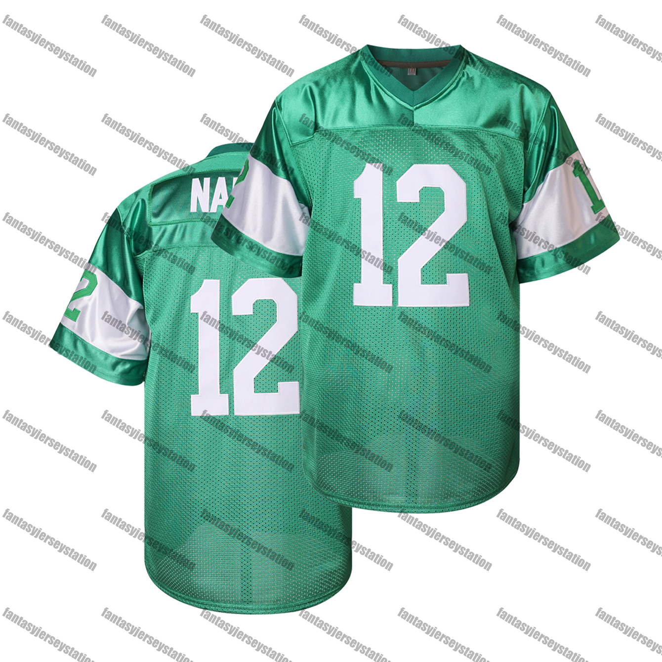 Custom Football Jersey Fields Namath12 Wilson Myers Adams Revis Carter Rodgers8 Williams Darnold Gardner Stitched Martin28 Hall Any Name Number Mens W