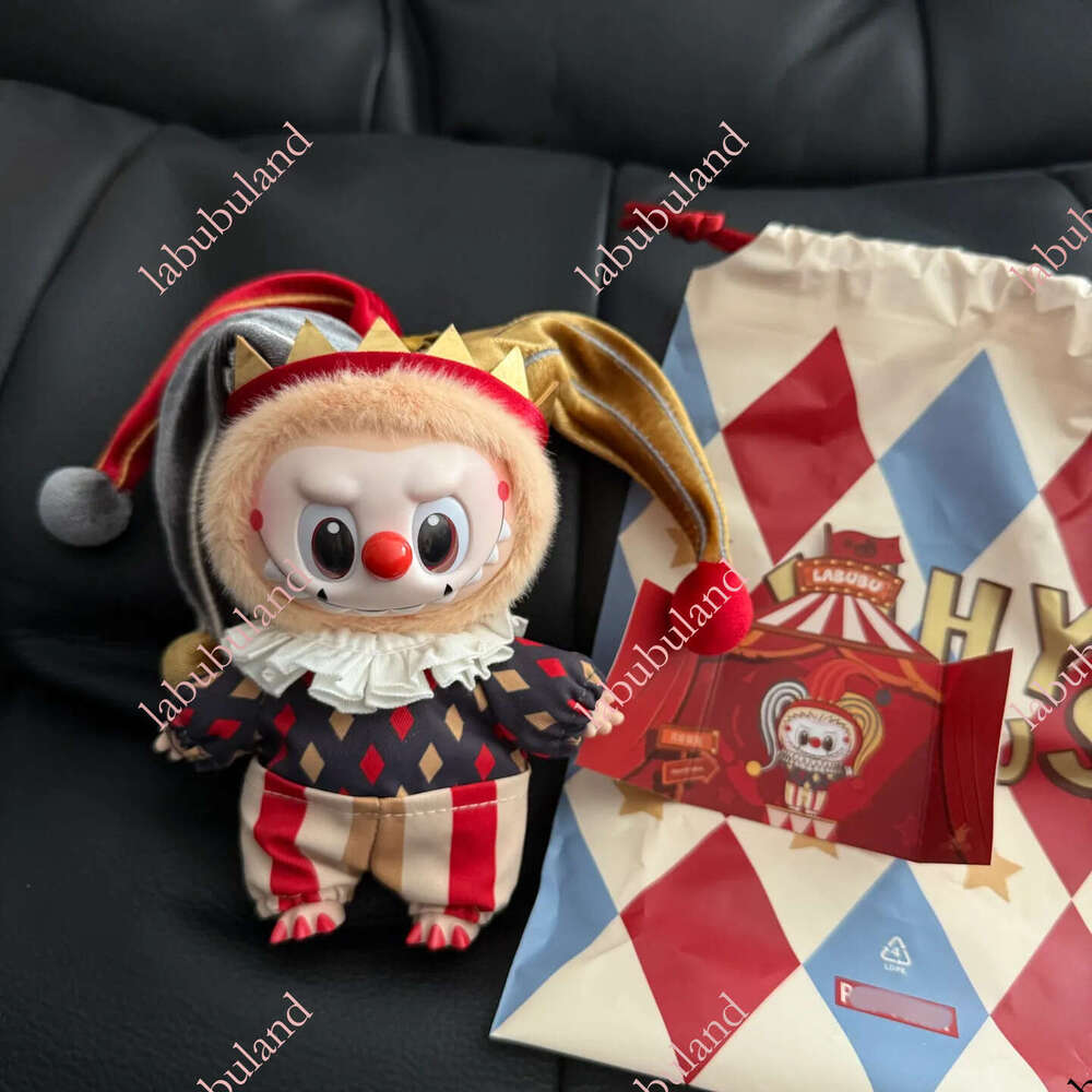 Hot Sale PPMT Halloween Why so Serious Series Juggling Clown Rainbow Jelly Bean Bubblegum Moonlit Mask Mini LABUBU Vinyl Plush Pendant Blind Box Festi