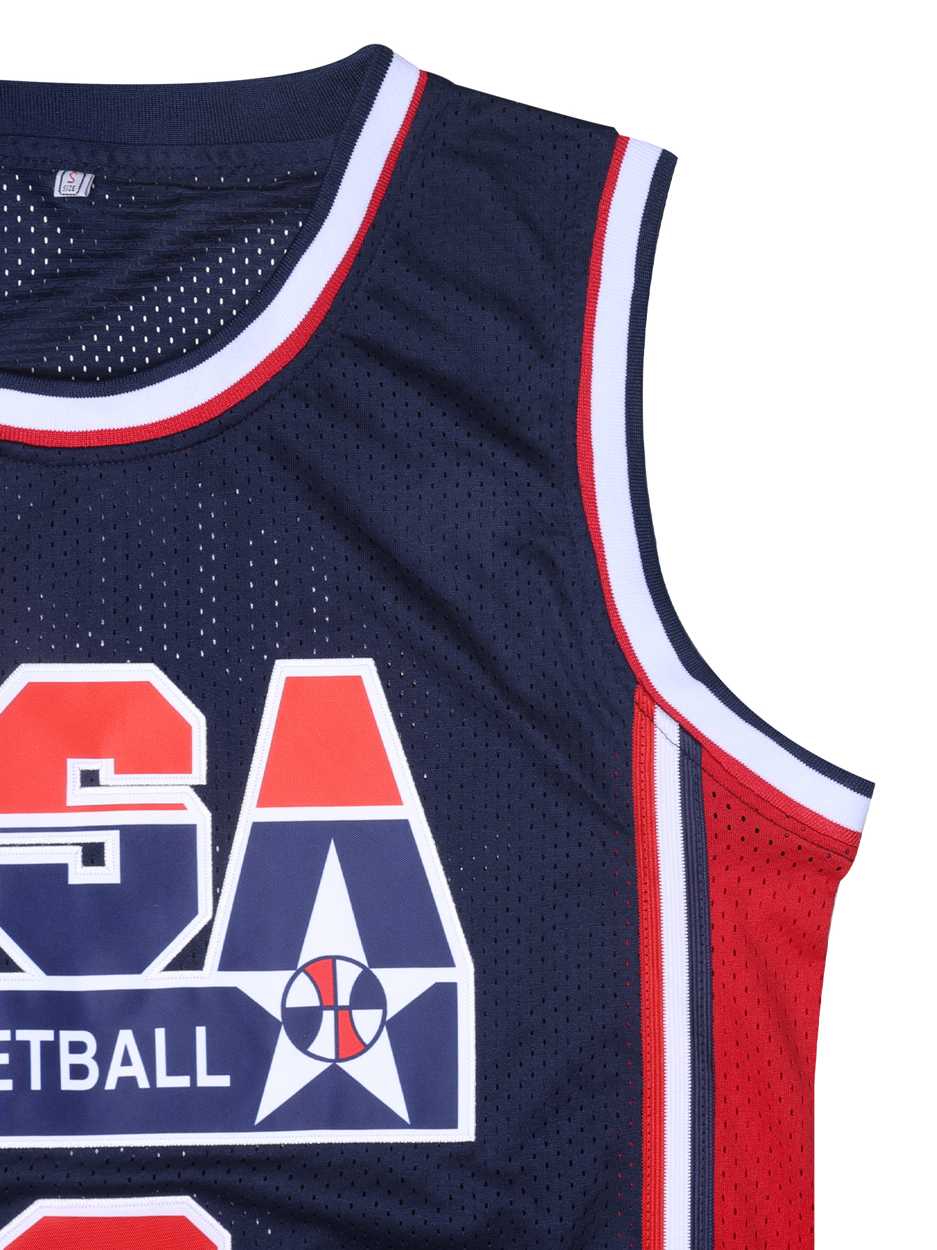 Men's 15 USA Jersey Blue Basketball Jerseys Sleeveless Round Neck Clothing Sports Shirt Training Uniform Stitched