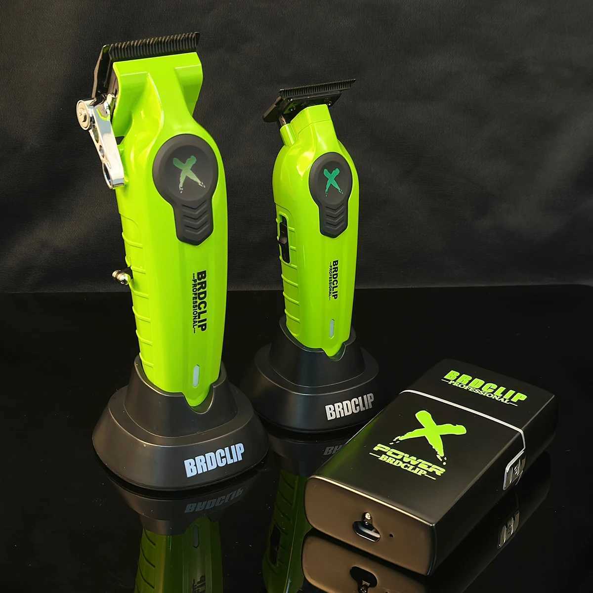 BRDCLIP FAC FAT FAS 7500RPM Barber Professional Hair Clipper Electric Shaver Trimmer with Base DLC Blade W250422