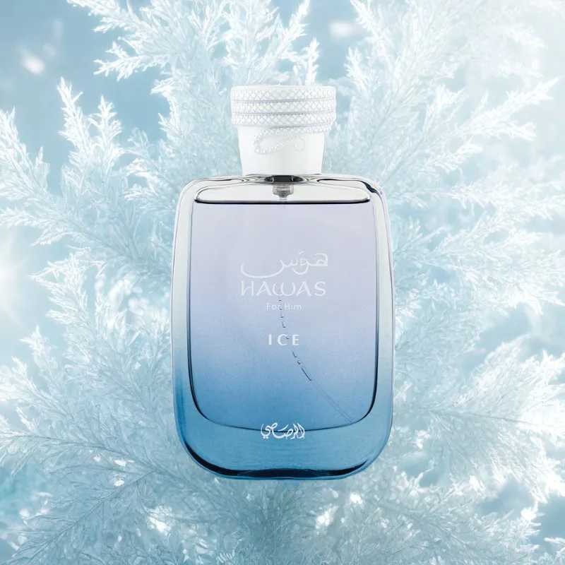 100ml Arab Perfumes RASASI Hawas Ice Eau de Parfum Spray High Quality Lasting Aromatic Perfume Cologne Makeup Present J251122