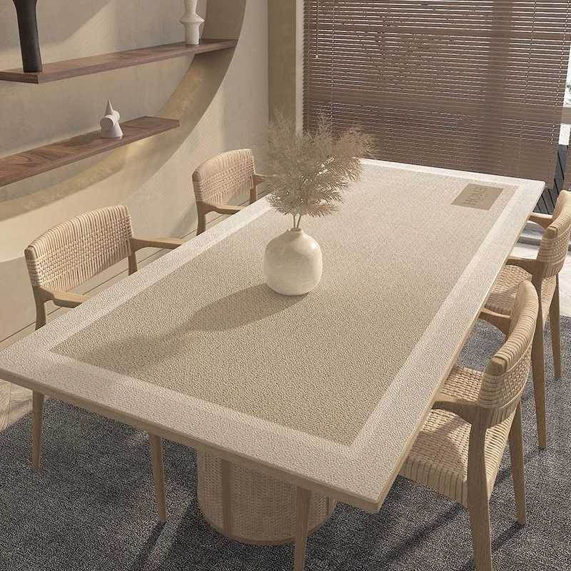 Waterproof Oil Insulation Table Mat PVC Tablecloth Washless Non-Slip Light Luxury High-Grade Coffee Table Mat C251122