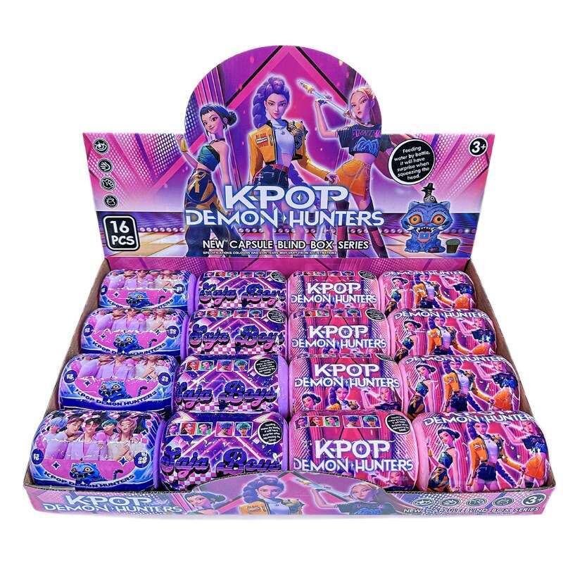 K-POP Demon Slayer Group Merchandise Trendy Toy Figurine Pendant Blind Box Capsule Unboxing Fun Backpack Car Ornament