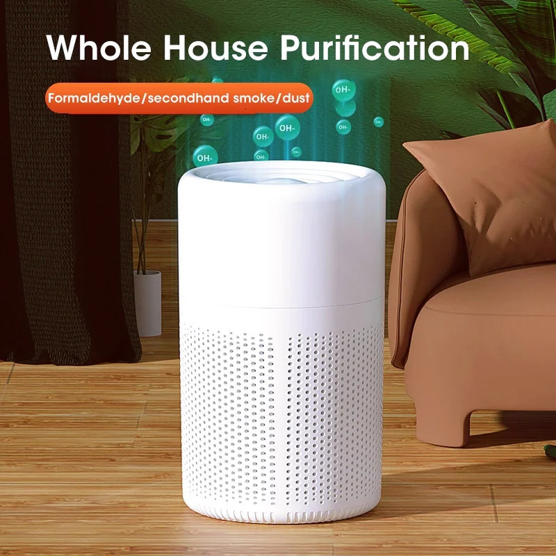 Smart Air Purifier Household High-Efficiency with Scented Sponge Deodorant for Office Living Room Bedroom Kitchen 250417