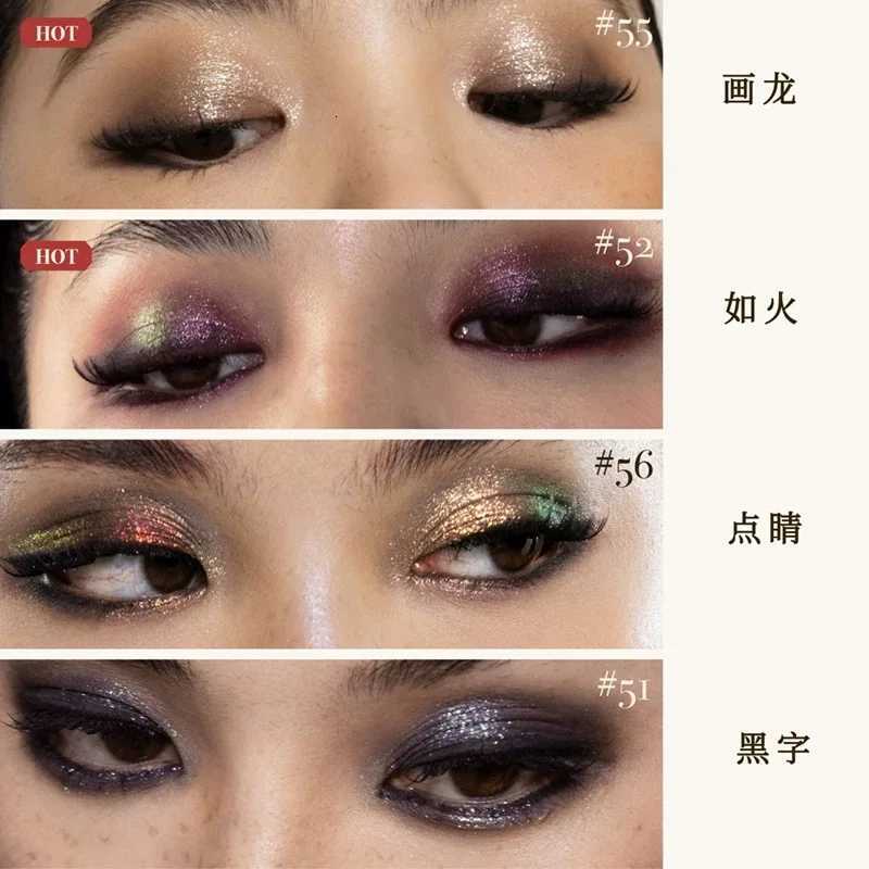 Girlcult Makeup Eyeshadow Palette Four Colour Matte High Pigment Eyeshadow Palette Blue Aurora Chameleon Eyeshadow PaletteT251122