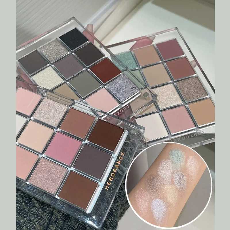 Eye Shadow Palette Korean Cosmetics 12 Color Eye Shadow Palette Shiny Pearly Matte Eye Shadow Shiny Makeup Rare Beauty FashionT251122
