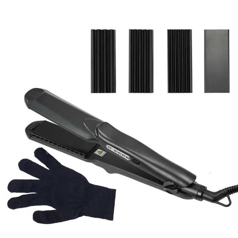 Hair Straightener Flat Iron 4-in-1 Interchangeable Plates Fast Electric Ceramic Hair Wave Hair StylingT251122