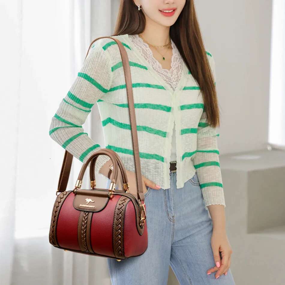 High Quality Leather Purses And Handbags For Women Designer Shoulder Crossbody Bag New Ladies Messenger Bags Sac A Main Bag