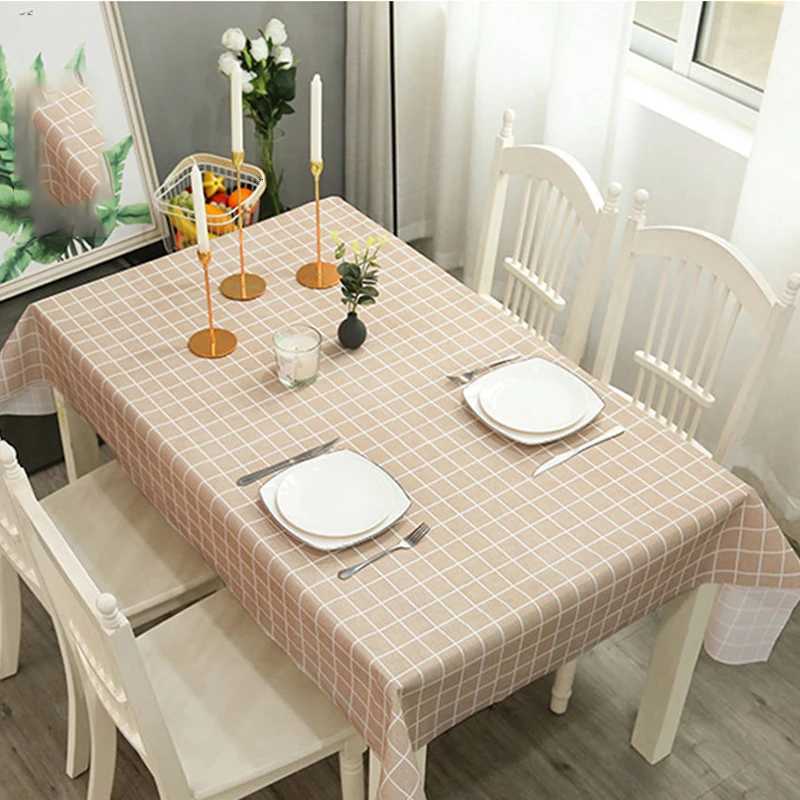 The tablecloth with a warm and cozy atmosphere a high-temperature resistant tablecloth and a waterproof oil-proof and no-was C2511220
