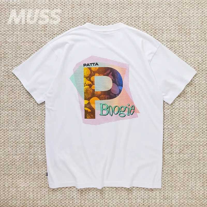2025 PATTA Chlorophyll 20 Anniv T-shirt black unisex fashion street wear pure cotton skin soft breathable sportsT250421