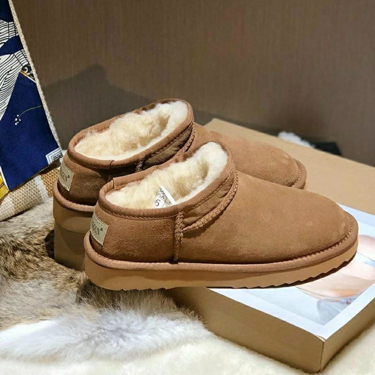 Women's Outdoor Warm and Comfortable Snow Boots Winter Designer New Casual Insulated Short Boots Brown Hot Sale