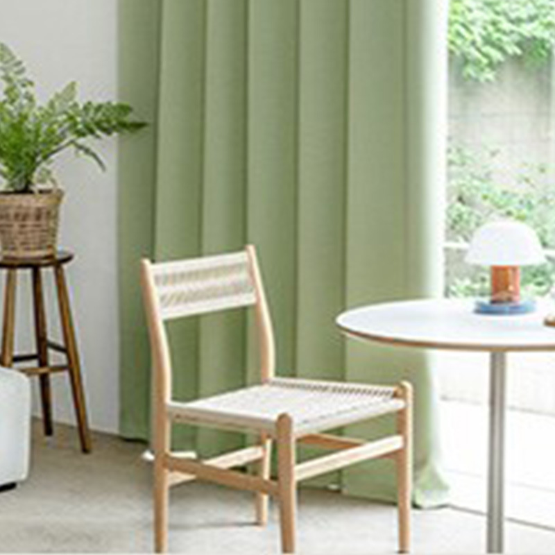 A183 hot selling Shaoxing solid color curtains single side light finished curtain fabric blackout curtains wholesale
