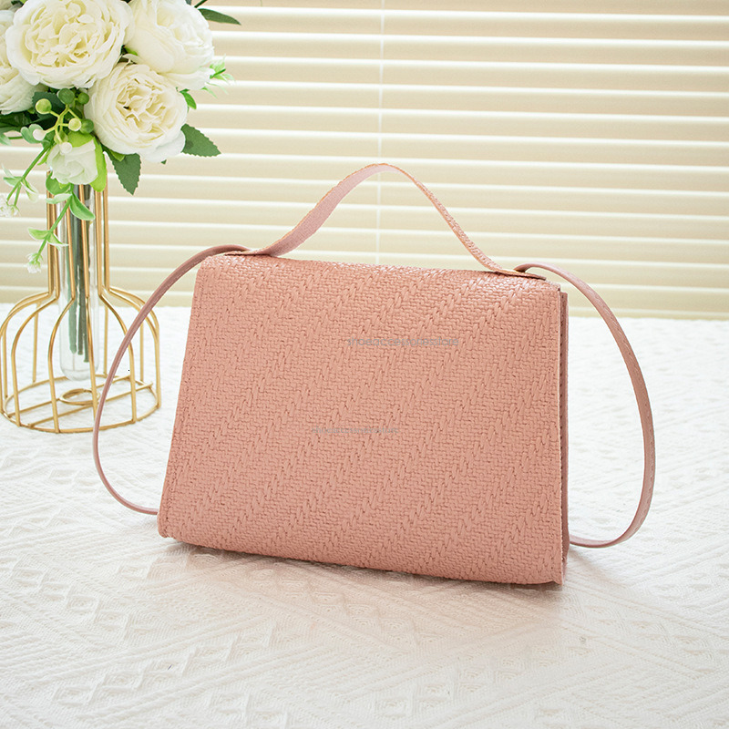 Simplified 2025 Women's Designer Fashion Luxury Handbag Korean Edition Square Crossbody Bag