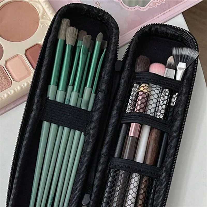 Multifunctional Makeup Brush Storage Bag Portable Travel Organizer Mesh Cosmetic Pouch Wash Storage Lightweight Beauty Tools C251122