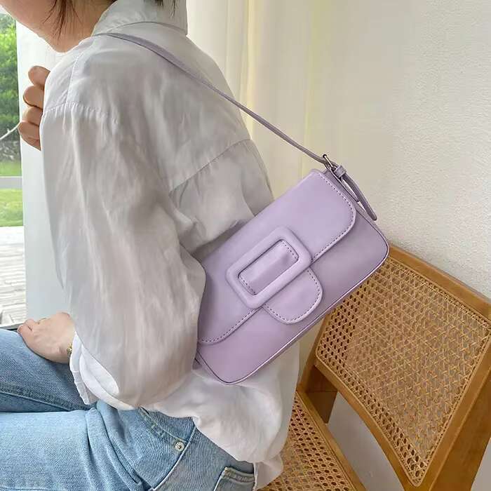 Factory New Made Trendy Armpit Bag Latest Fashion Shoulder Pu Leather Ladies Women