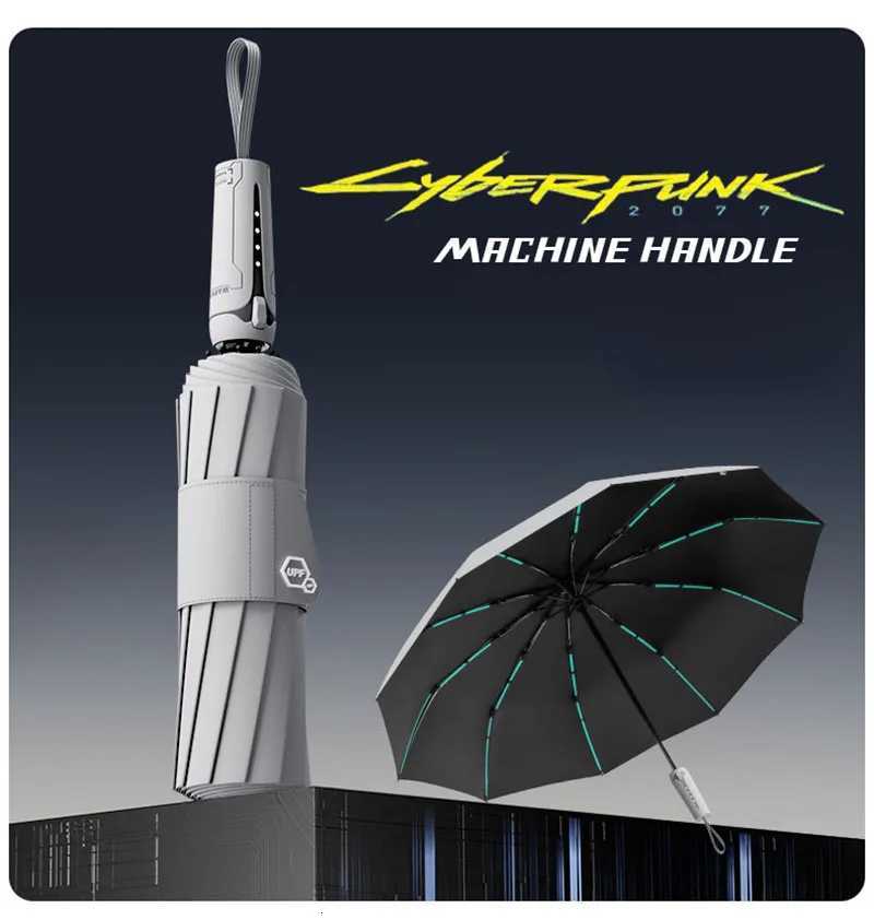 30 Bones Automatic Folding Umbrella for Men and Women Large Reinforced Windproof and Sunshade Ideal for Gift Outdoor UmM251122