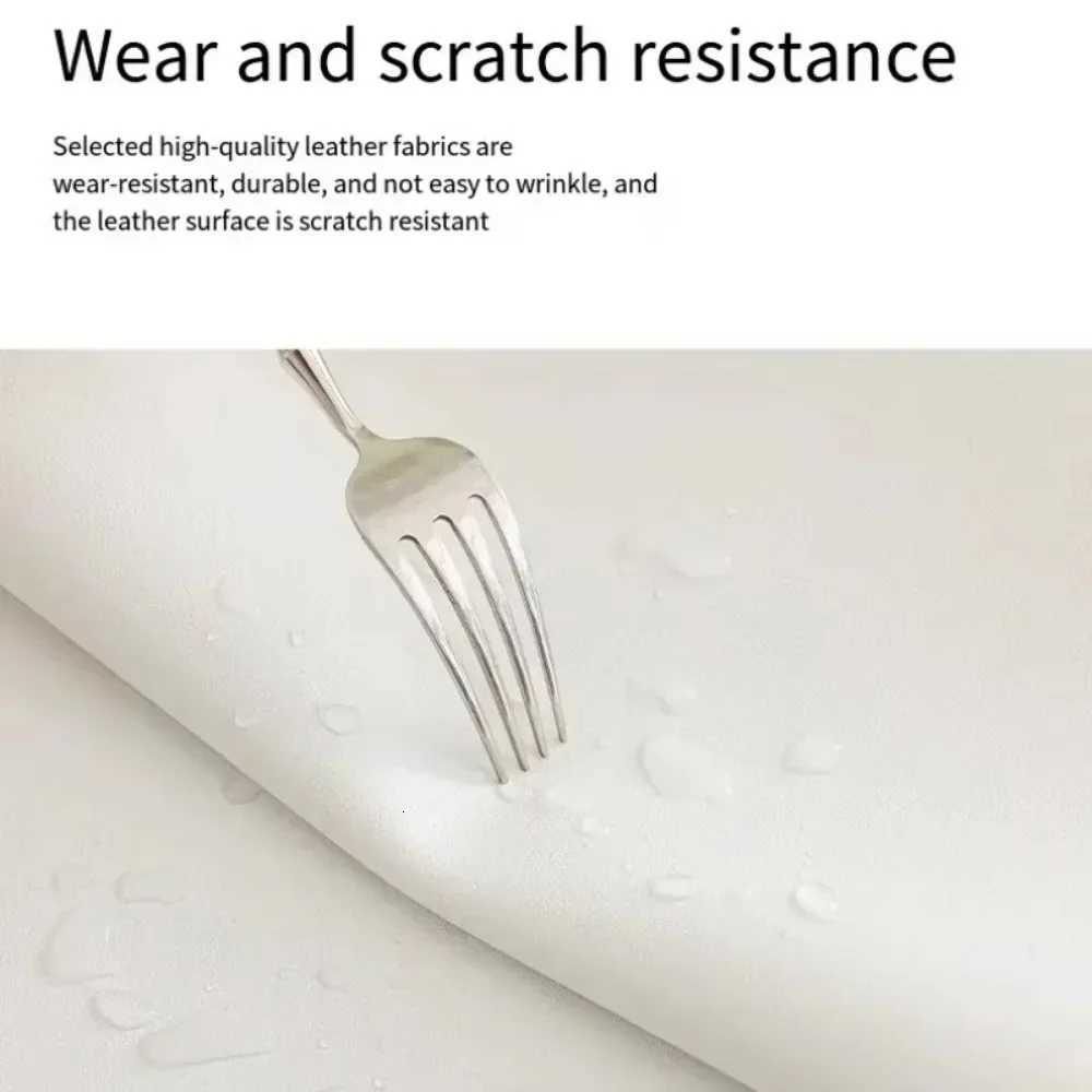 Modern Simple Waterproof Oilproof Tablecloth Study Table Mat Mouse Pad Leather Heat Insulation Anti-scald Table Mat Home Decor C251122