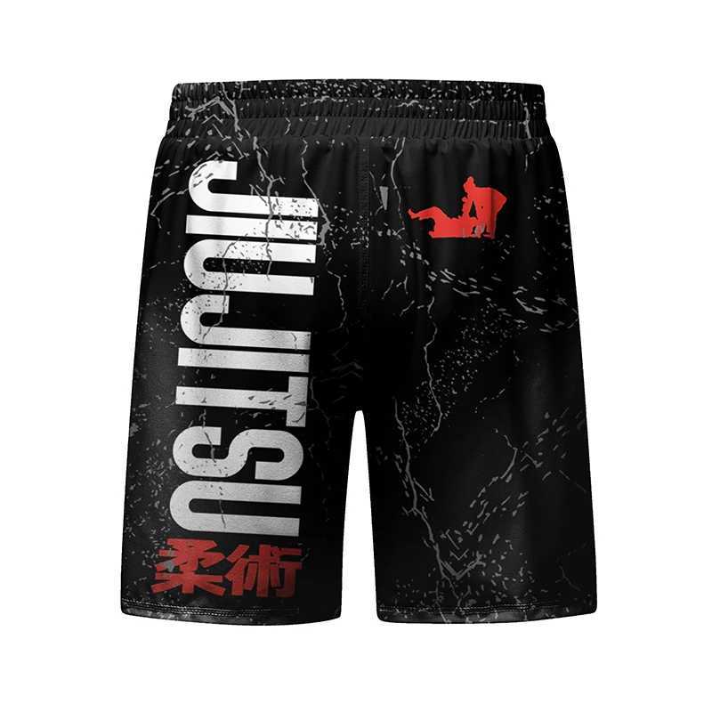 New kimono jujitsu mens Rashguard Mma T-shirt+pants 4pcs/set Muay Thai shorts Bjj Rashguard gym boxing jersey sportswear W250422
