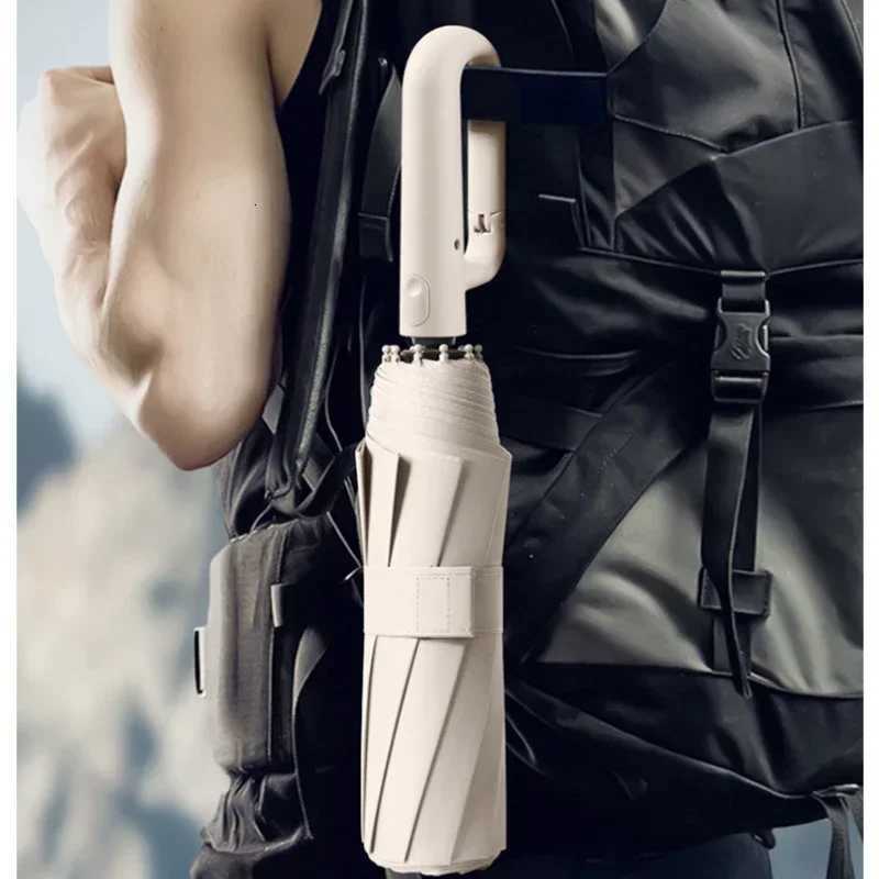 Large 125CM Automatic Folding Umbrella for Men and Women Windproof Strong Sun UV UPF50 Protection Rain Umbrellas TravelM251122