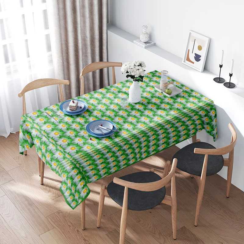 Floral Tablecloth Vintage Farmhouse Kitchen Dining Table Cover Washable Rustic Decorative Table Linens Party Wedding Decor C251122