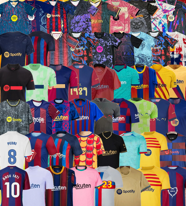 21 20 22 23 17 18 19 24 25 26 PEDRI soccer jersey ADAMA GAVI camiseta de futbol FERRAN 2023 FC ANSU FATI GOLDPLAY LEWANDOWSKI DEST LAMINE YAMAL Men kids kit football shirt