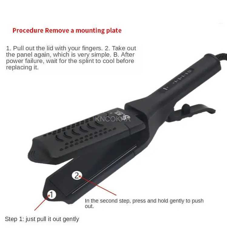 Professional Hair Straightener Flat Curling Iron Ceramic Tourmaline Temperature Control Hair Waves Plate Curler Styling Tools 33T251122