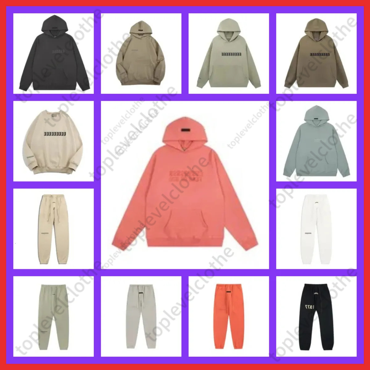 17 Hoodie Men And Women Pullover Hoodie Pure Cotton Highessential Hoodie Quality Swearshirt Fashion Classic Hoodie Ef6