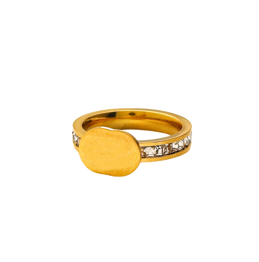 wedding ring designer jewelry rings for women jewelry woman wedding band Fashion Stainless Steel Engraved Letter Brand Jewelry Accessories Never Fade 