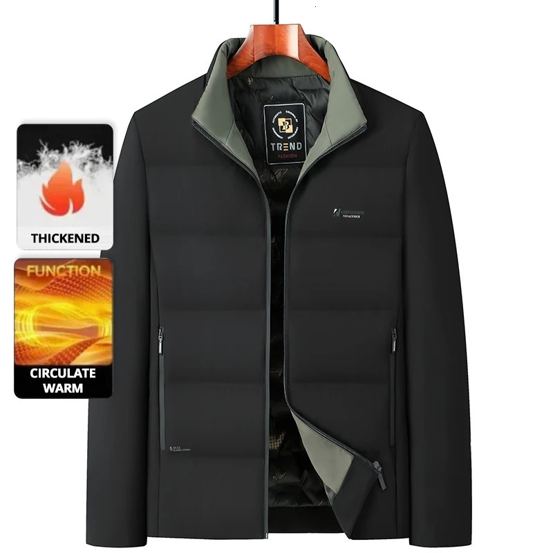 Top Grade Mens Winter Short Parka Jacket Windbreaker Coats Bubble Puffer 2025 Casual Fashion Quilted Outerwear 251104