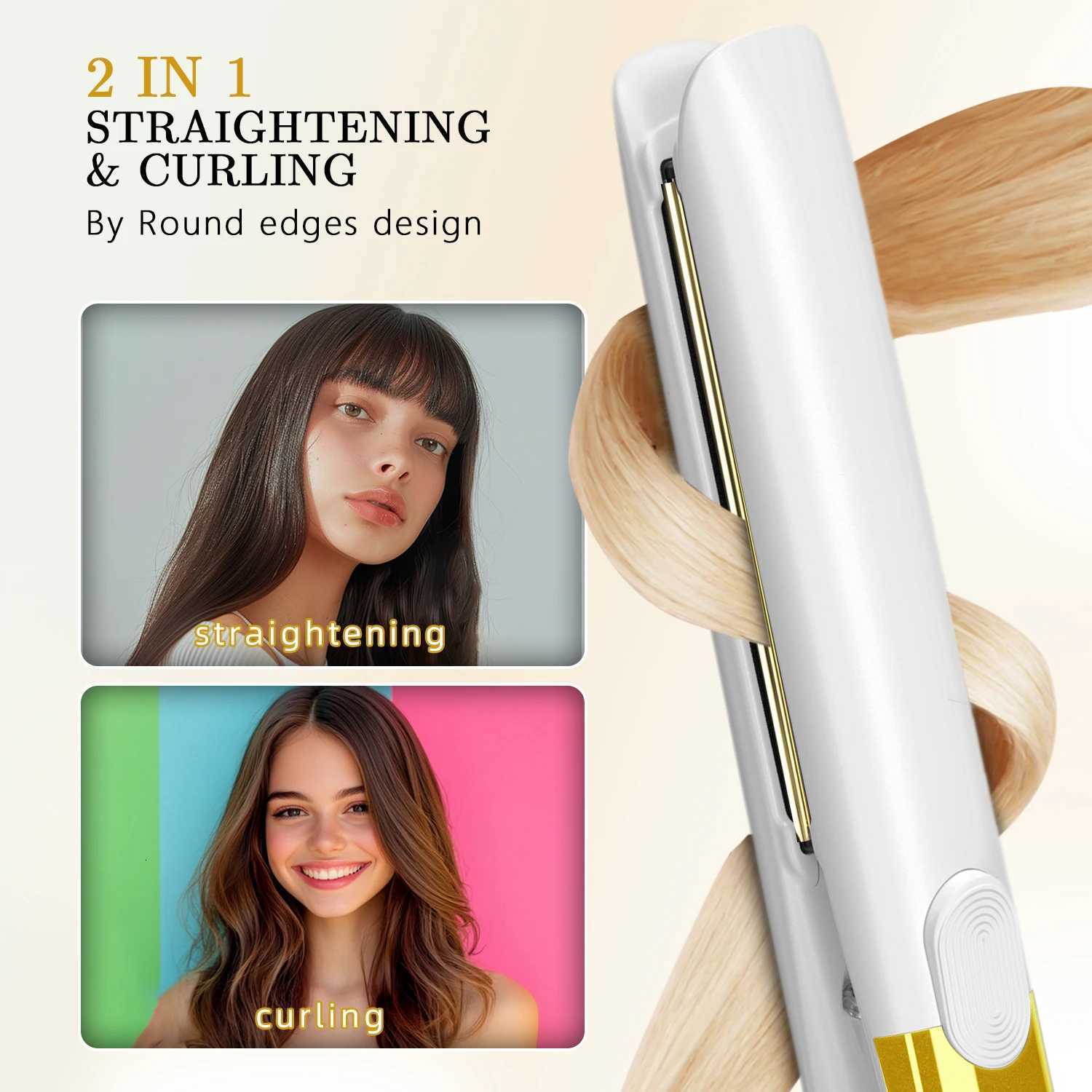 Plasma Hair Straightener 260C Flat Irons For Frizzy Hair Recovers Damage 110-240V Salon Hair Styling ToolsT251122