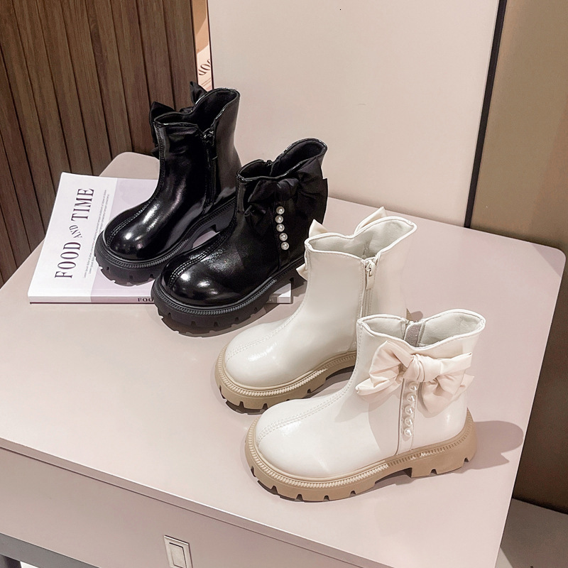 New designer shoes Children s Boots New Autumn Winter Little Girl Baby Princess Style Short Boots Versatile Trendy Girls Martin Boots