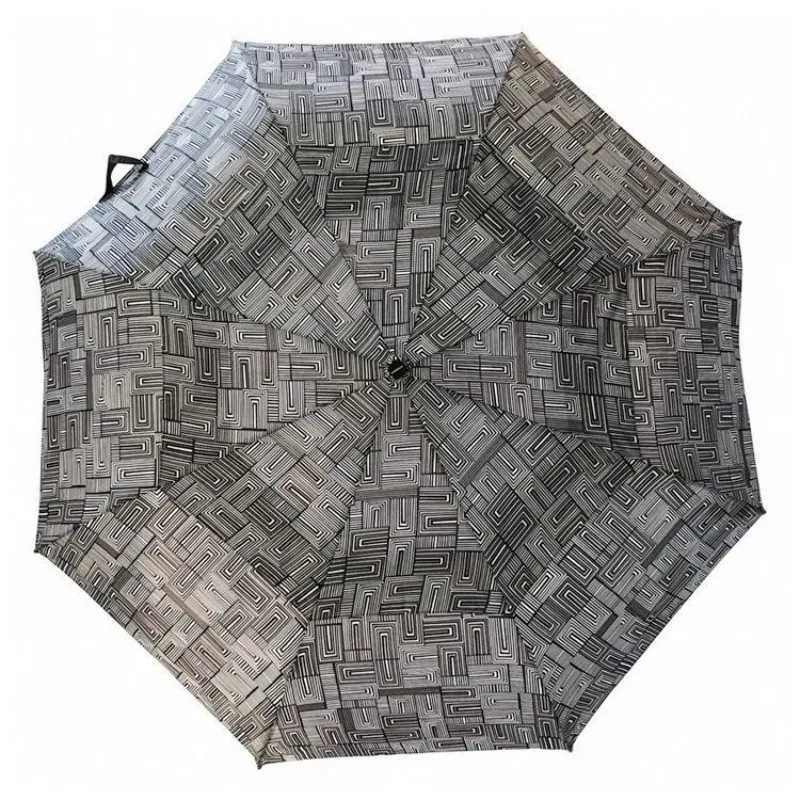 High-end Fully Automatic Self-opening And Closing Three-fold Umbrella With Blue Stripes For Men And Women Car Gift UmbrellaM251122