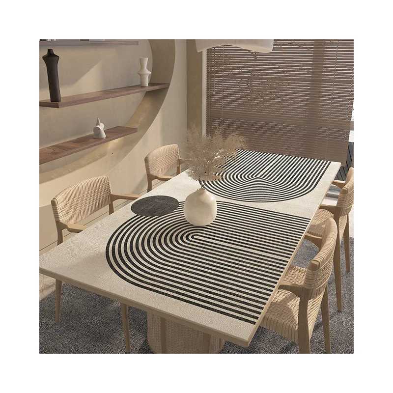 Waterproof Oil Insulation Table Mat PVC Tablecloth Washless Non-Slip Light Luxury High-Grade Coffee Table Mat C251122