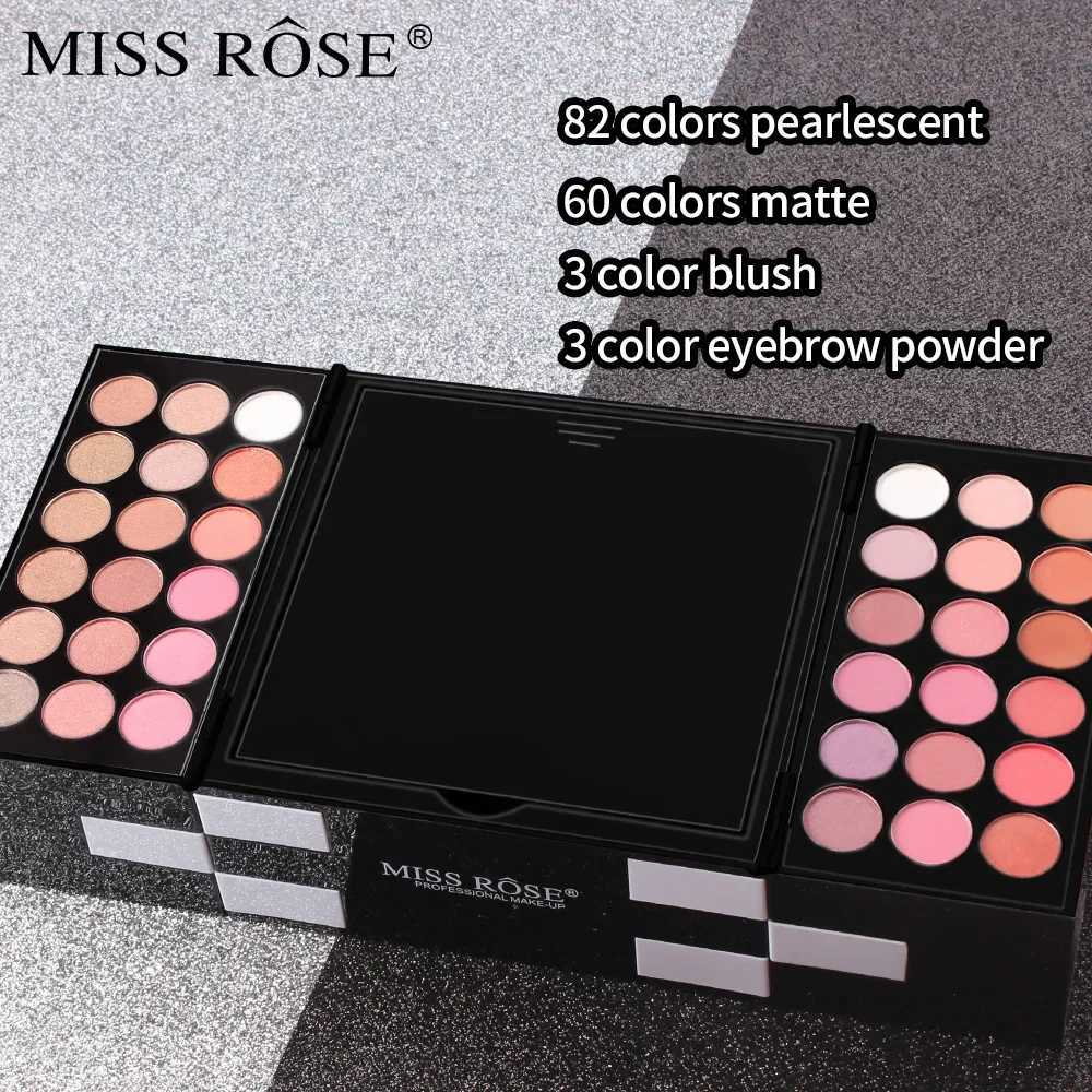 MISS ROSE Makeup for Women Full Kit All in One Makeup Gift Sets Eye Shadow Powder Eyebrow Lipstick Concealer Blush Brush PaletteT251122