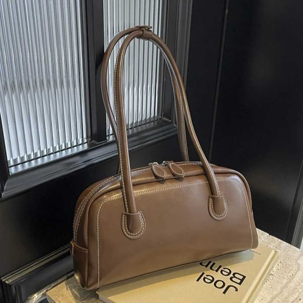 Fashion Large Capacity Women PU Shoulder Bag PU Leather Personality PU Hobo Bag Korean Ins Style Handbags Underarm Bag LadiesT251122