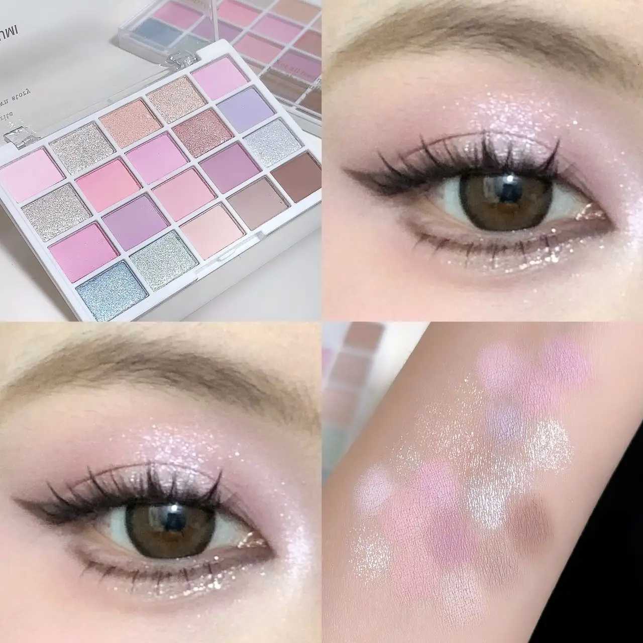 20-color eye shadow tray cigarette powder rose tray warm and warm and the atmosphere is tender and the powder is not flyingT251122