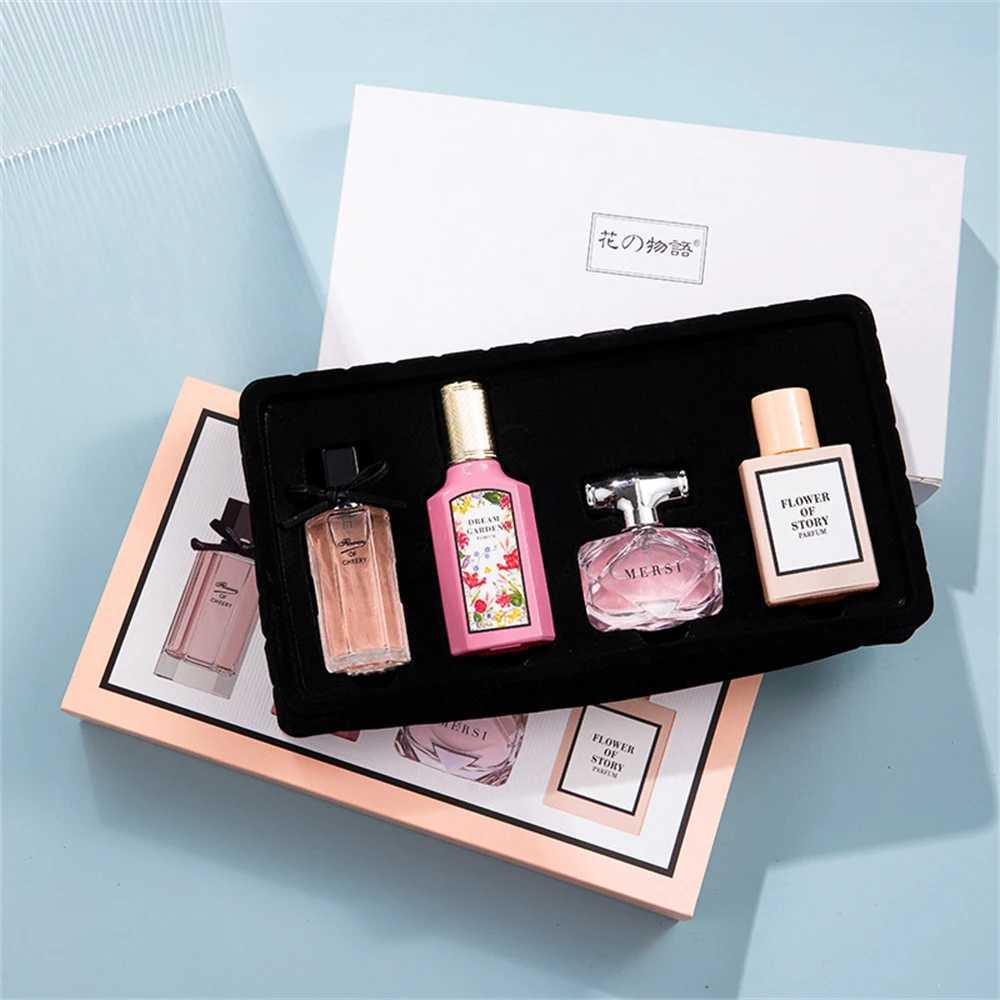 Brand Perfume Women Gift Box Four Piece Set Plant Floral Scent Pheromone Lasting Fragrance Exudes Feminine Charm J251122