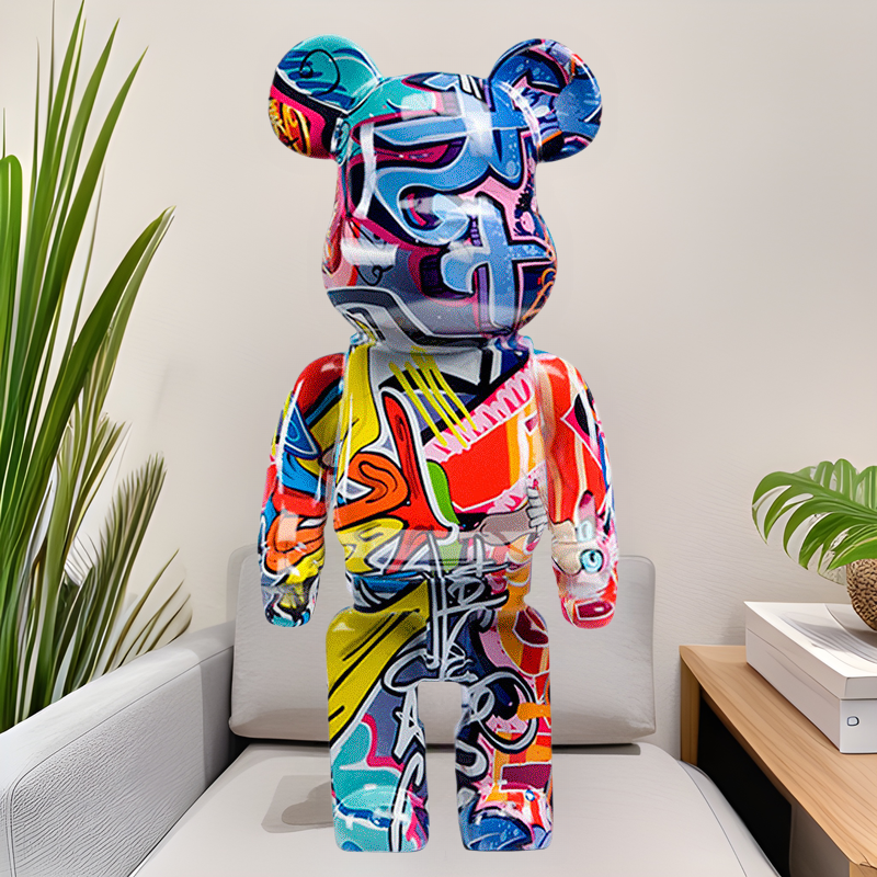 Decorative Luxury Bear Figure for Home - Stylish Living Room TV Cabinet Accessory