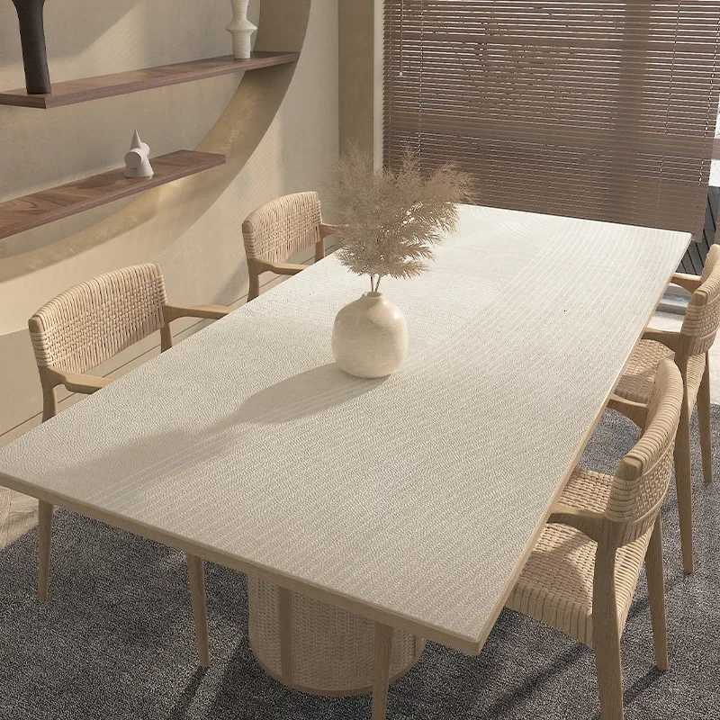 Table mat waterproof and oil proof tablecloth no wash anti scald and heat-insulating mat light luxury and high-end feel C251122