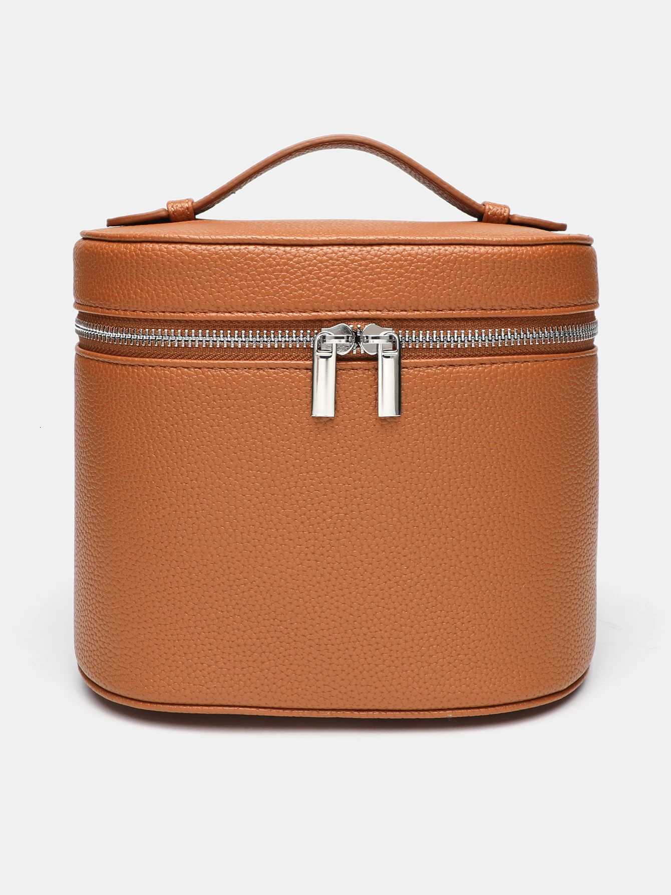 Designer Light luxury simple and portable handheld storage bag large capacity makeup storage bag Y251122