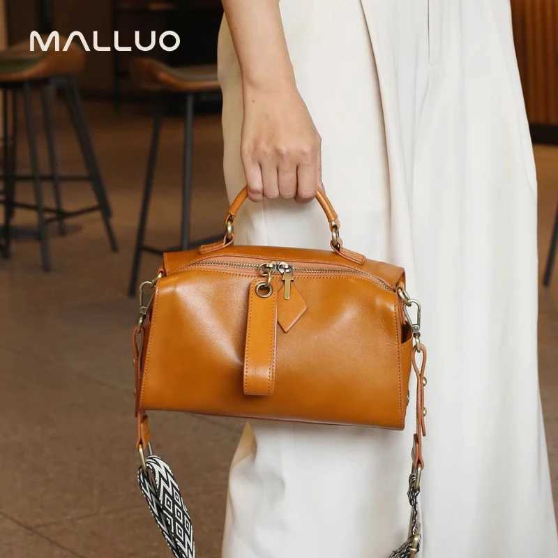 Genuine Leather Solid Color Shoulder Crossbody Bag For Women Luxury Designer Bags Female Messenger Tote Womens Handbag for LadyT251122