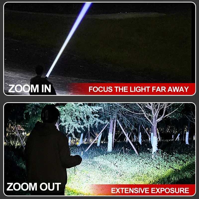 Mini Flashlight USB Rechargeable Aluminum Alloy Flashlight Super Bright LED Long-range Portable Flashlight Emergency Lamp C251122